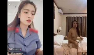 Em  kiểm sát viên dâm đãng địt nhau với trai trong nhà nghỉ