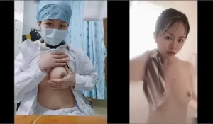 Em y tá dâm đãng show hàng cực xinh trong phòng khám